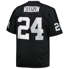Charles Woodson Las Vegas Raiders Big & Tall 1998 Retired Player Replica Jersey - Black - Mitchell & Ness