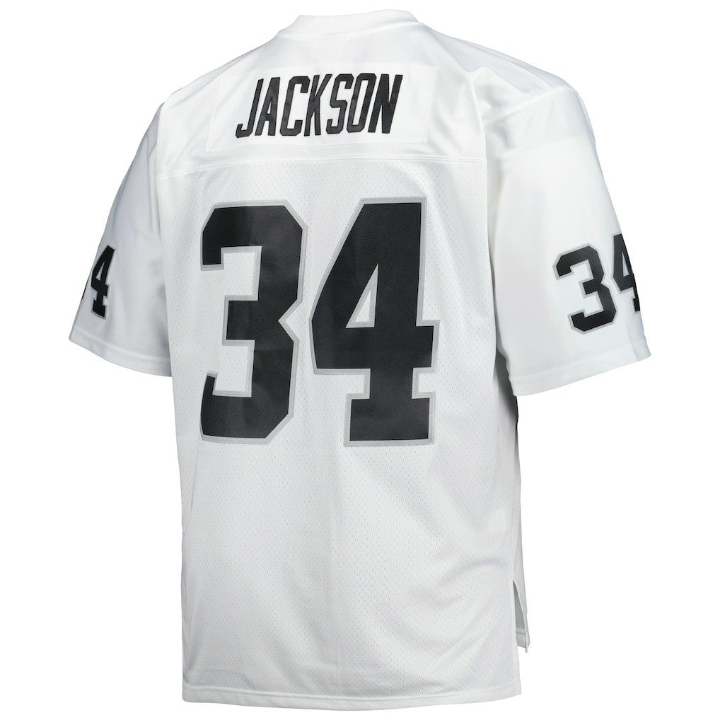 Bo Jackson Las Vegas Raiders Big & Tall 1988 Retired Player Replica Jersey - White - Mitchell & Ness