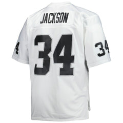 Bo Jackson Las Vegas Raiders Big & Tall 1988 Retired Player Replica Jersey - White - Mitchell & Ness
