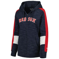 Boston Red Sox New Era Women's Colorblock Full-Zip Hoodie Discount