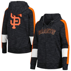 San Francisco Giants New Era Women's Colorblock Full-Zip Hoodie for sale