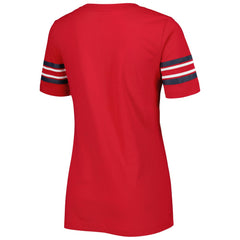 St. Louis Cardinals New Era Women's Team Stripe T-Shirt Outlet