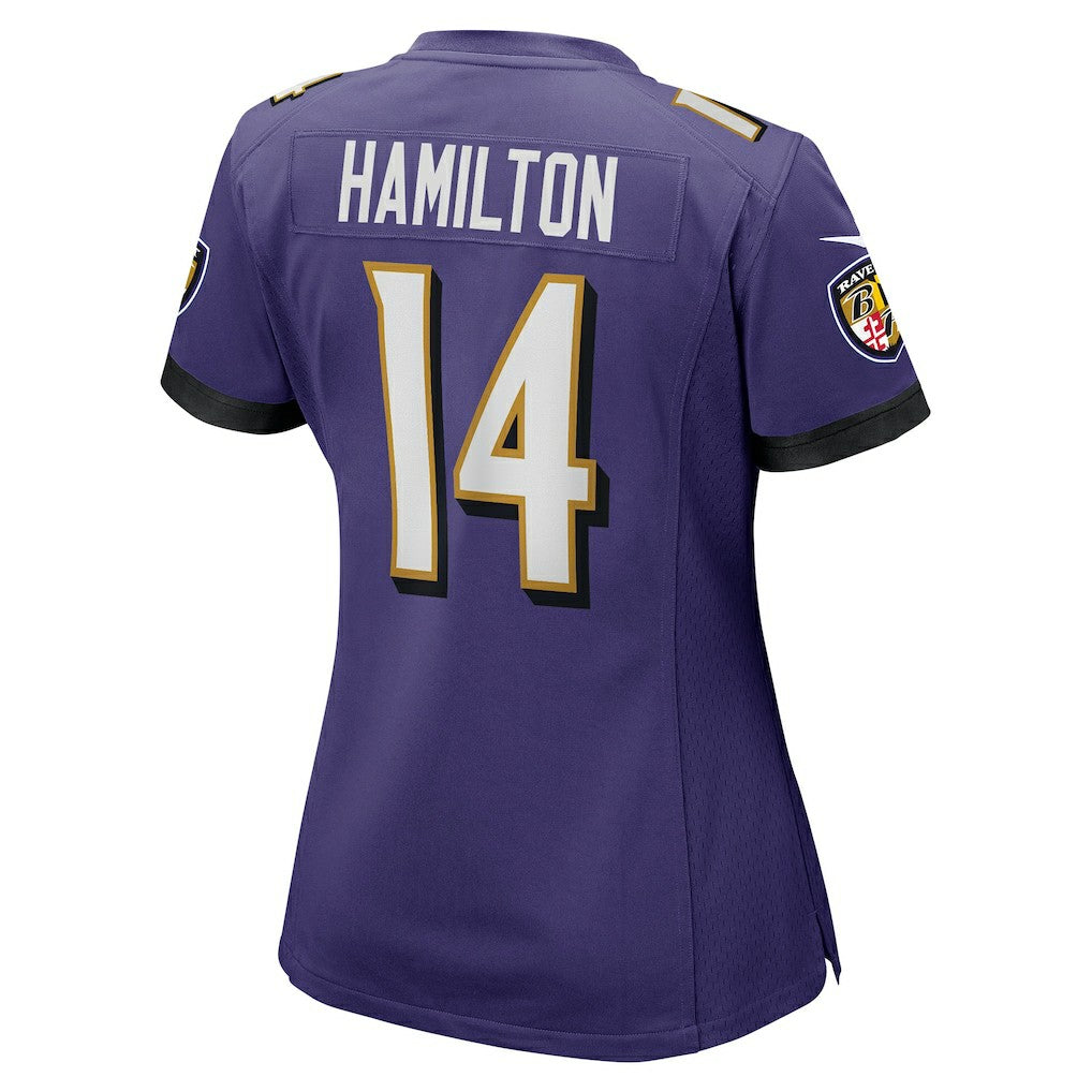 Kyle Hamilton Baltimore Ravens Women's Player Game Jersey - Purple - Nike