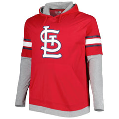 St. Louis Cardinals New Era Big & Tall Twofer Pullover Hoodie Near Me
