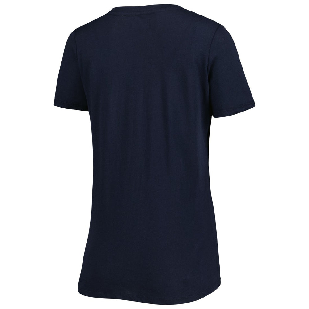 Tennessee Titans New Era Women's Ink Dye Sideline V-Neck T-Shirt - Navy - NFL