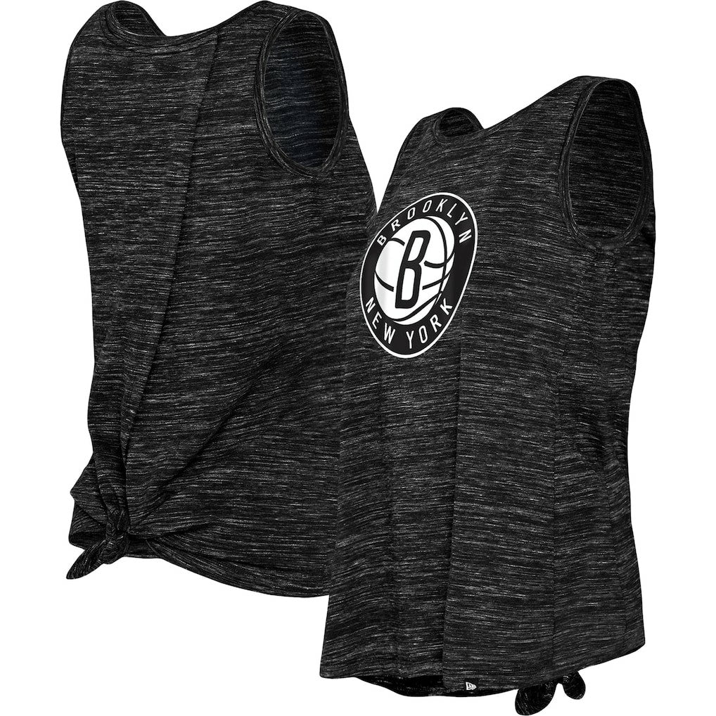 New Era Brooklyn Nets Women's Space Dye Active Tank Top Black