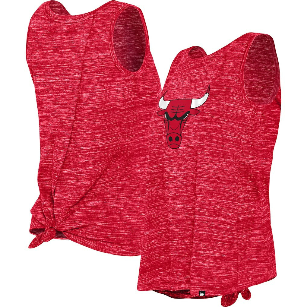 New Era Chicago Bulls Women's Space Dye Active Tank Top Red