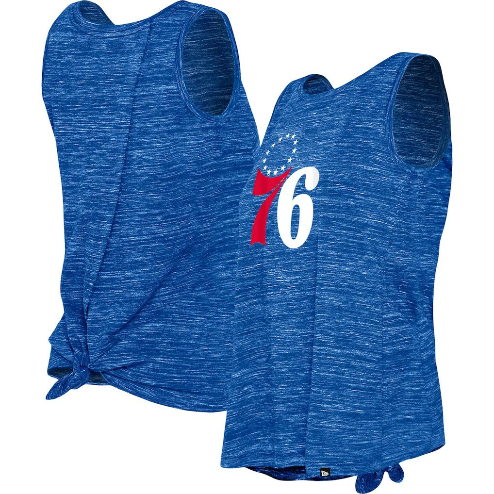 New Era Philadelphia 76ers Women's Space Dye Active Tank Top Royal