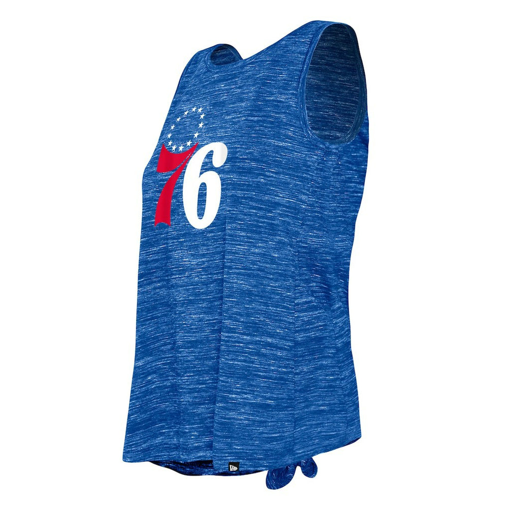 New Era Philadelphia 76ers Women's Space Dye Active Tank Top Royal