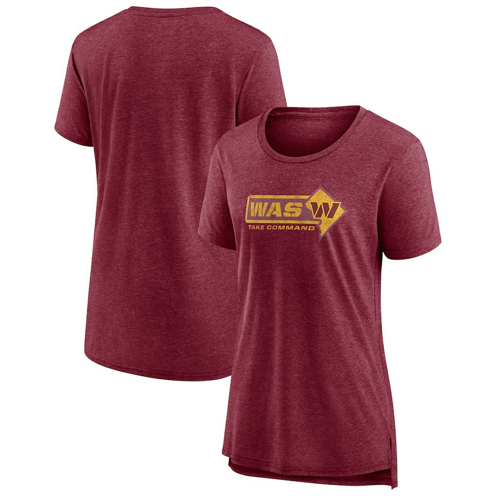 Washington Commanders Women's Hometown First Down T-Shirt - Heather Burgundy - Fanatics