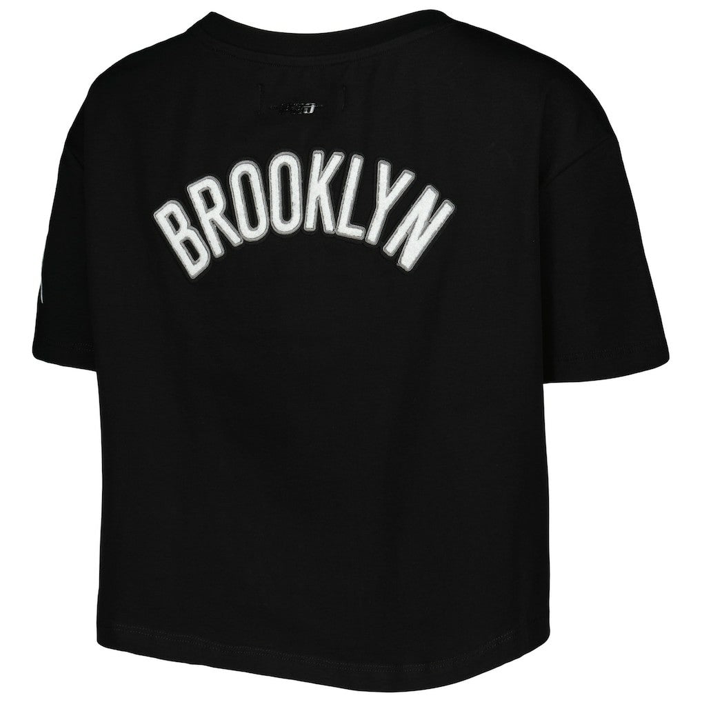 Brooklyn Nets Pro Standard Women's Classics Boxy T-Shirt Black