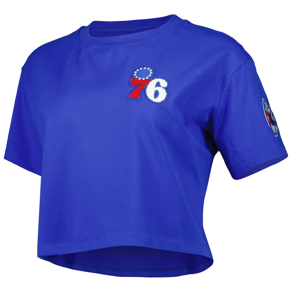 Philadelphia 76ers Pro Standard Women's Classics Boxy T-Shirt Royal