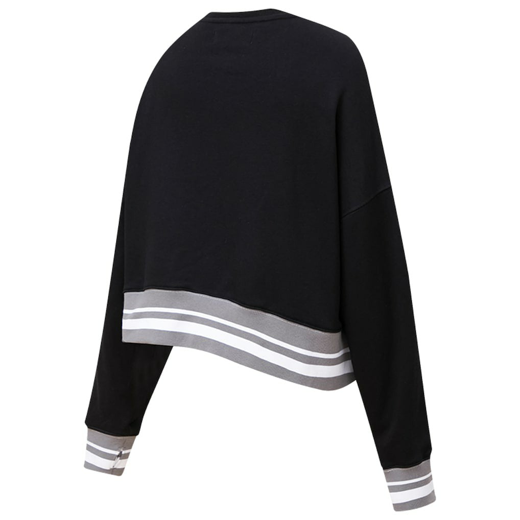 Brooklyn Nets Pro Standard Women's Mash Up Pullover Sweatshirt Black