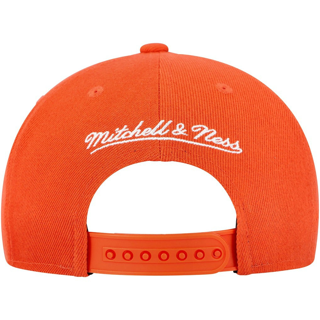 Cincinnati Bengals Youth Gridiron Classics Ground Snapback Hat - Orange - Mitchell & Ness