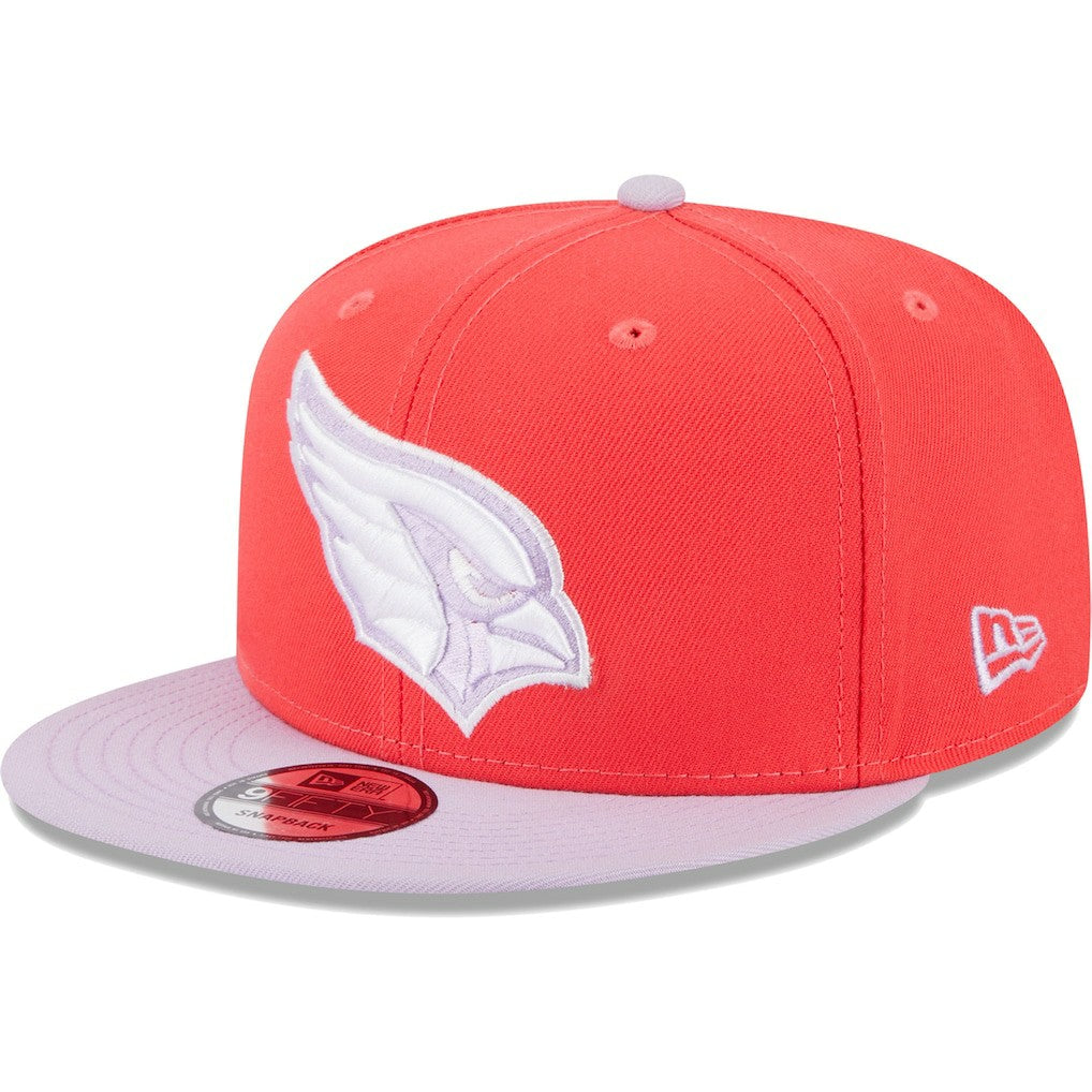 Arizona Cardinals New Era Two-Tone Color Pack 9FIFTY Snapback Hat - Red/Lavender - NFL