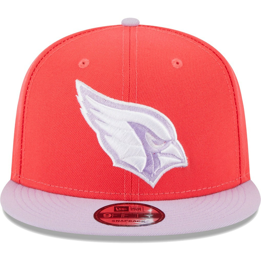 Arizona Cardinals New Era Two-Tone Color Pack 9FIFTY Snapback Hat - Red/Lavender - NFL