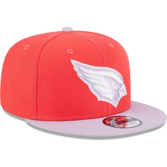 Arizona Cardinals New Era Two-Tone Color Pack 9FIFTY Snapback Hat - Red/Lavender - NFL