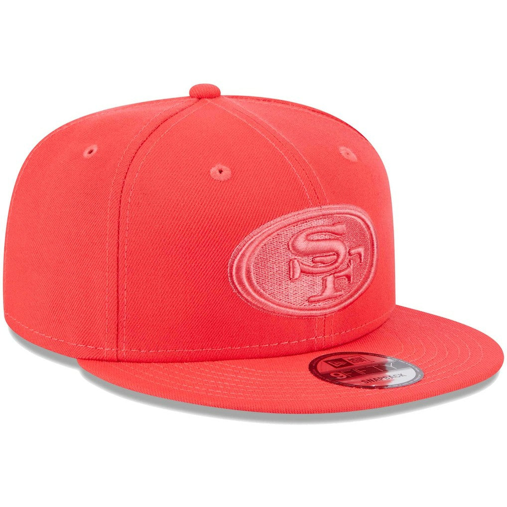 San Francisco 49ers New Era Color Pack Brights 9FIFTY Snapback Hat - Scarlet - NFL