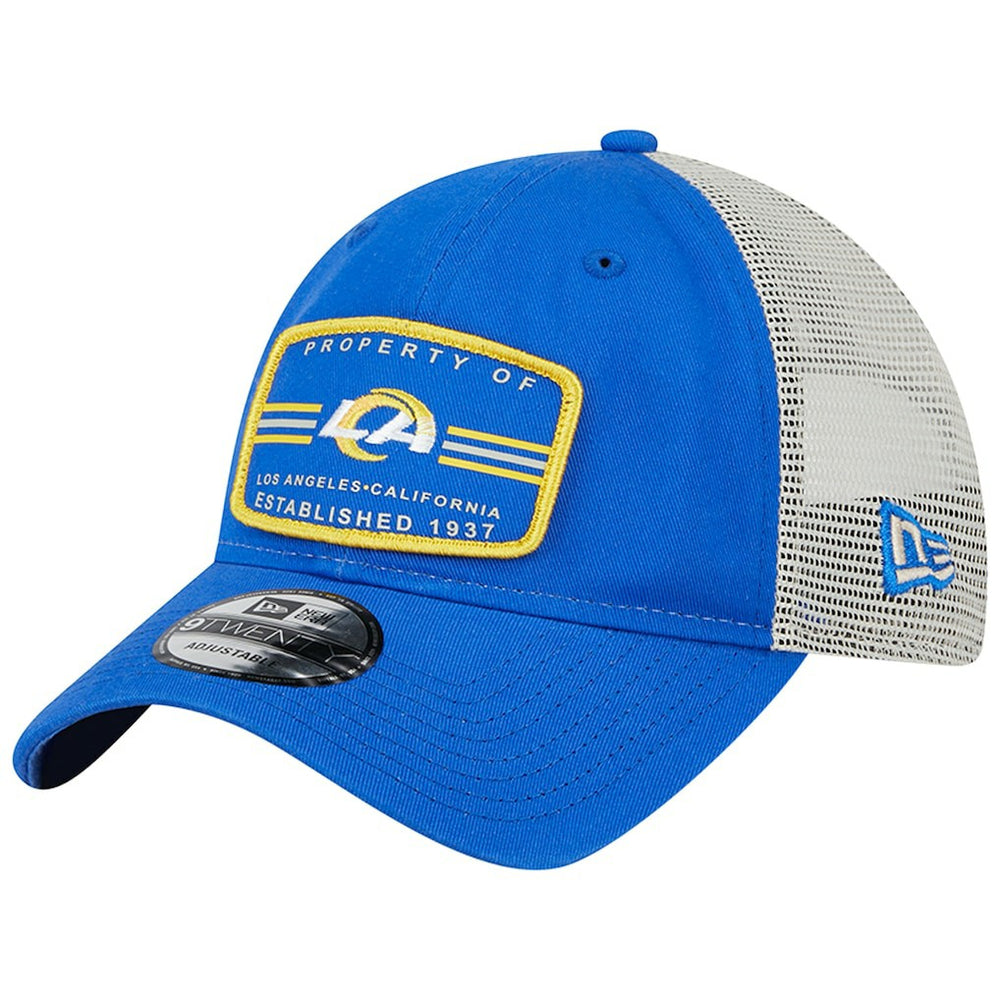 Los Angeles Rams New Era Property Trucker 9TWENTY Adjustable Hat - Royal - NFL
