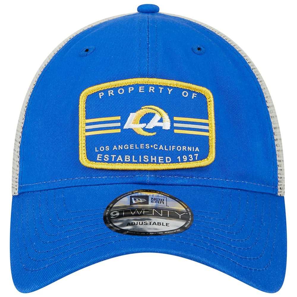 Los Angeles Rams New Era Property Trucker 9TWENTY Adjustable Hat - Royal - NFL