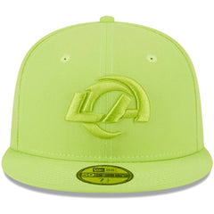 Los Angeles Rams New Era Color Pack Brights 59FIFTY Fitted Hat - Neon Green - NFL
