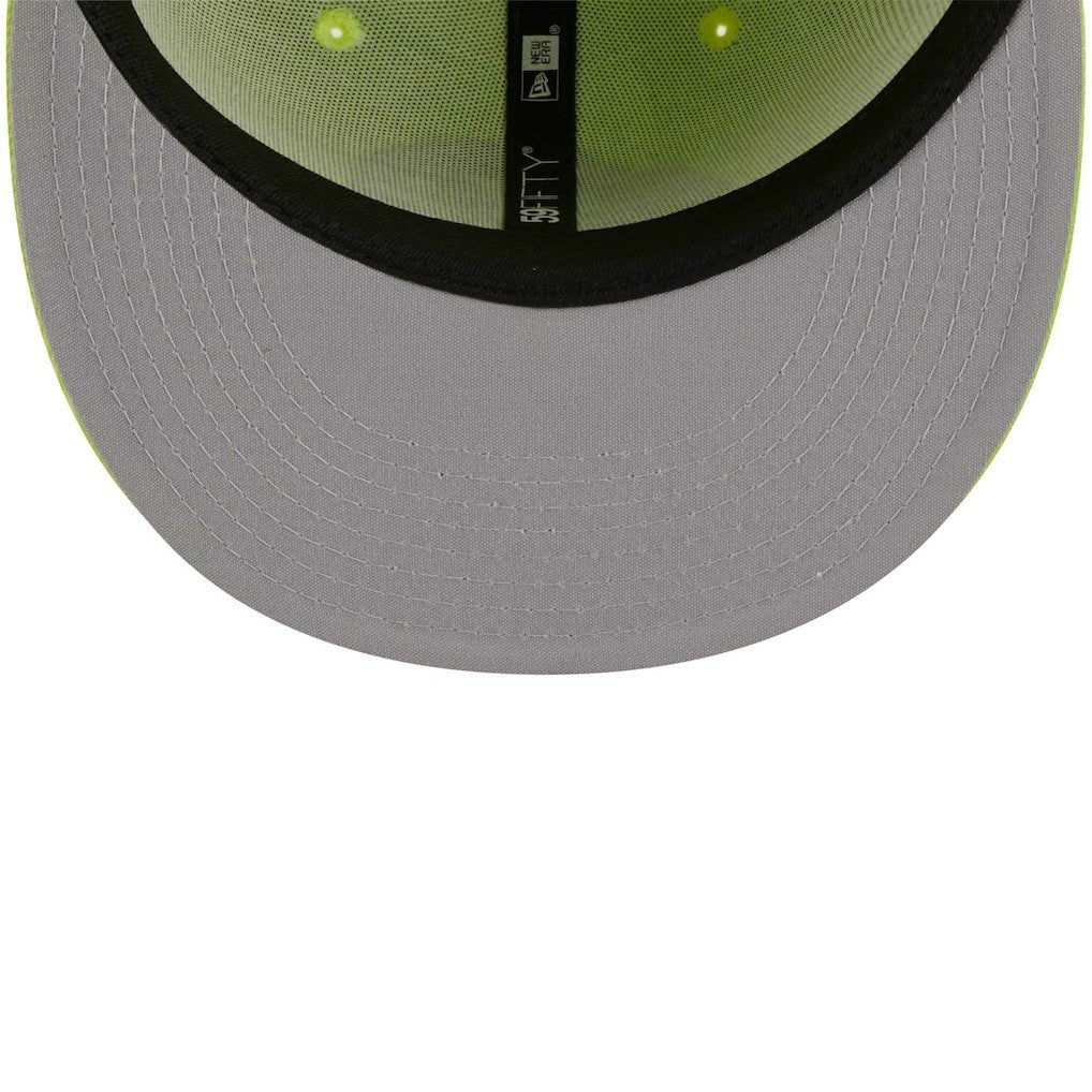 Los Angeles Rams New Era Color Pack Brights 59FIFTY Fitted Hat - Neon Green - NFL