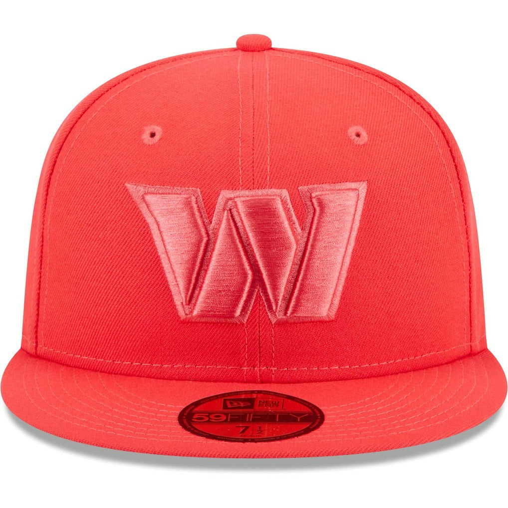 Washington Commanders New Era Color Pack Brights 59FIFTY Fitted Hat - Red - NFL
