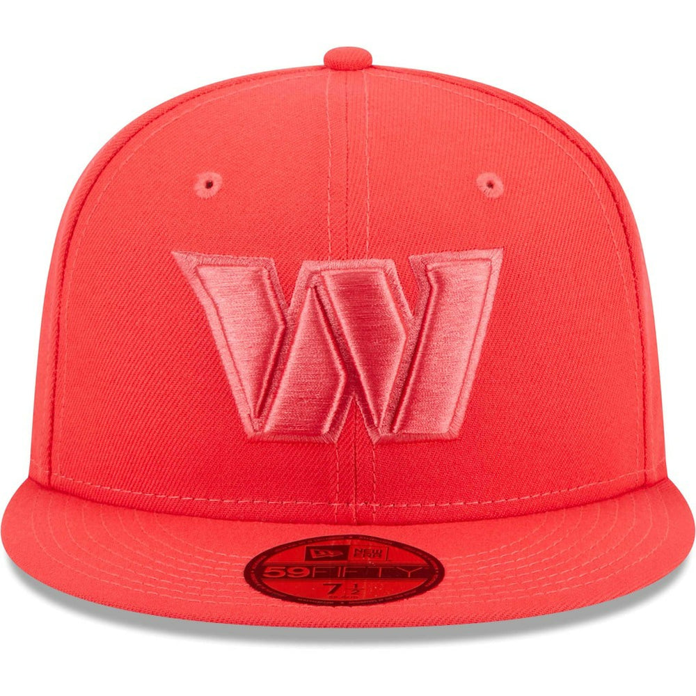 Washington Commanders New Era Color Pack Brights 59FIFTY Fitted Hat - Red - NFL