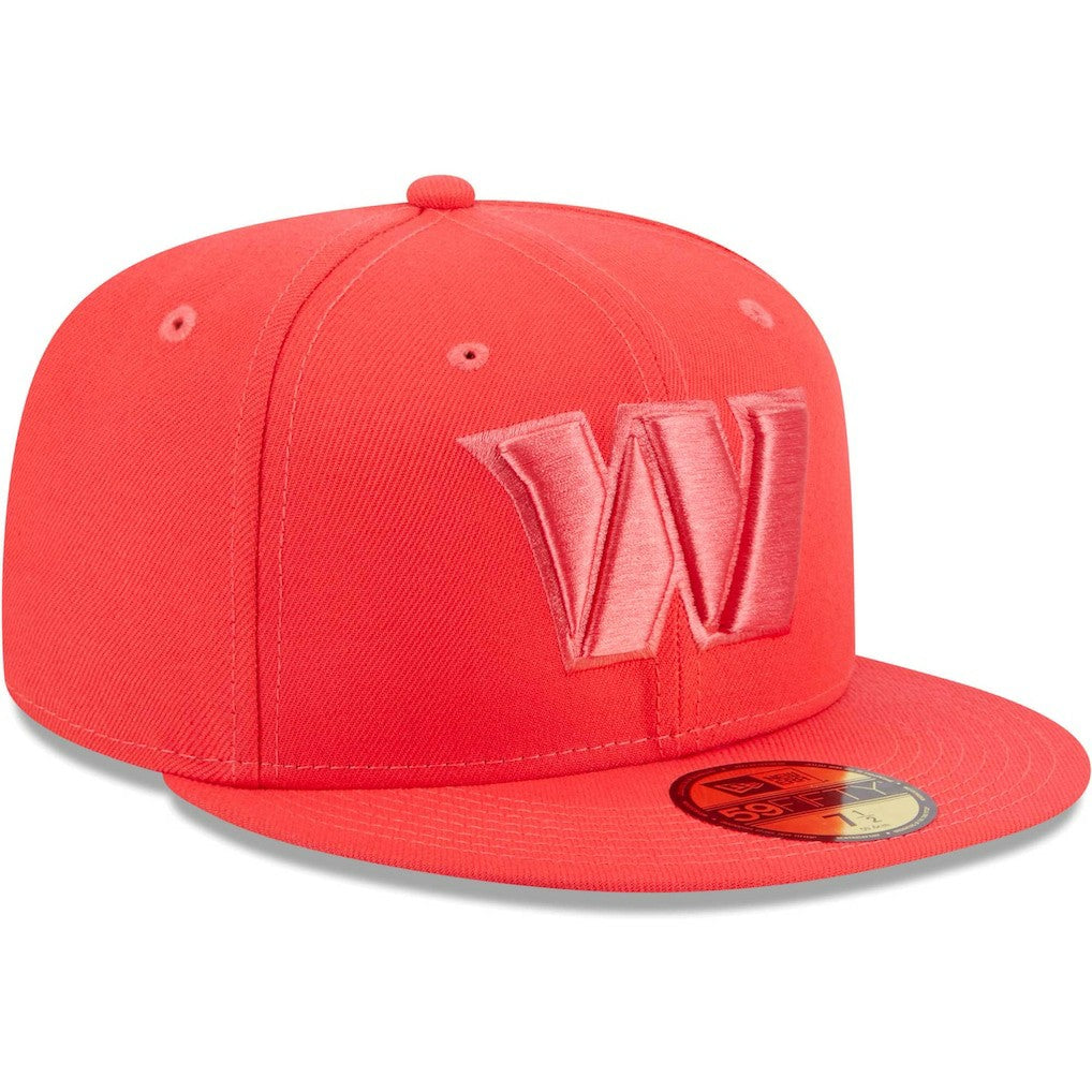 Washington Commanders New Era Color Pack Brights 59FIFTY Fitted Hat - Red - NFL