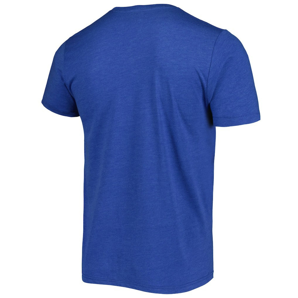 Emmitt Smith Dallas Cowboys Homage Unisex NFL Blitz Retired Player Tri-Blend T-Shirt - Heathered Heather Royal - NFL