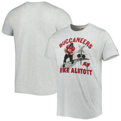 Mike Alstott Tampa Bay Buccaneers Homage Unisex Caricature Retired Player Tri-Blend T-Shirt - Ash - NFL