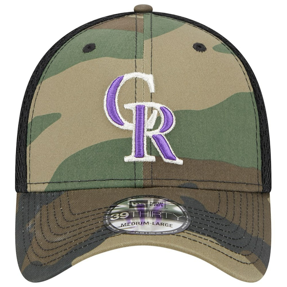 Colorado Rockies New Era Team Neo 39THIRTY Flex Hat Discount