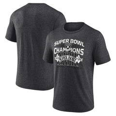 Las Vegas Raiders Hometown Old-Fashioned Super Bowl XVIII Champions Tri-Blend T-Shirt - Charcoal - NFL