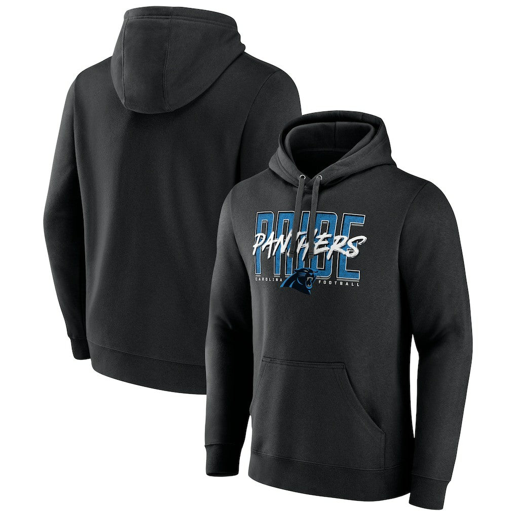 Carolina Panthers Hometown Collection Prevent Pullover Hoodie - Black - NFL