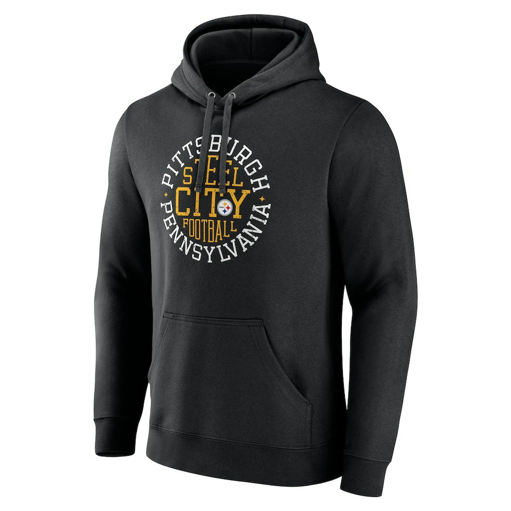 Pittsburgh Steelers Hometown Collection Prevent Pullover Hoodie - Black - NFL