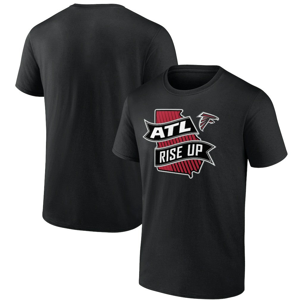 Atlanta Falcons Hometown Collection Prime Time T-Shirt - Black - NFL