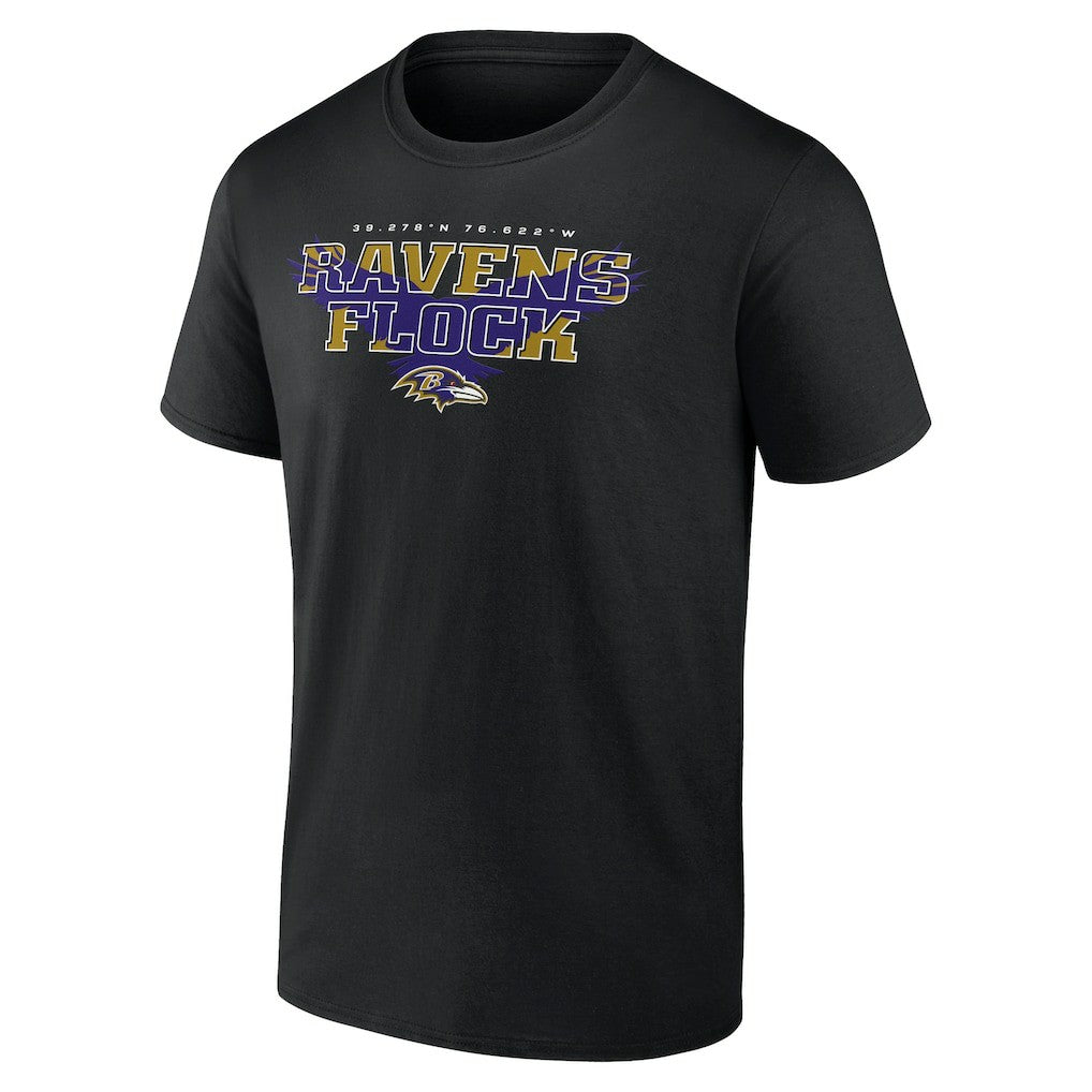 Baltimore Ravens Hometown Collection Prime Time T-Shirt - Black - NFL