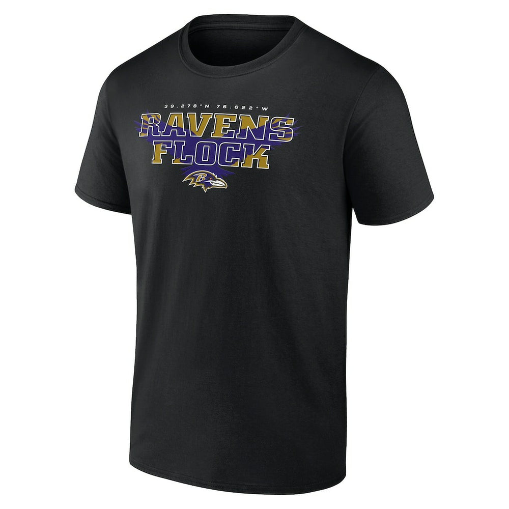 Baltimore Ravens Hometown Collection Prime Time T-Shirt - Black - NFL