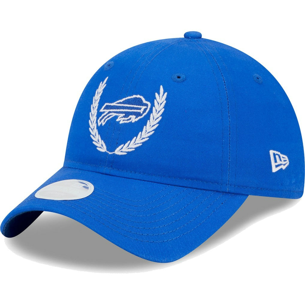 Buffalo Bills New Era Women's Leaves 9TWENTY Adjustable Hat - Royal - NFL