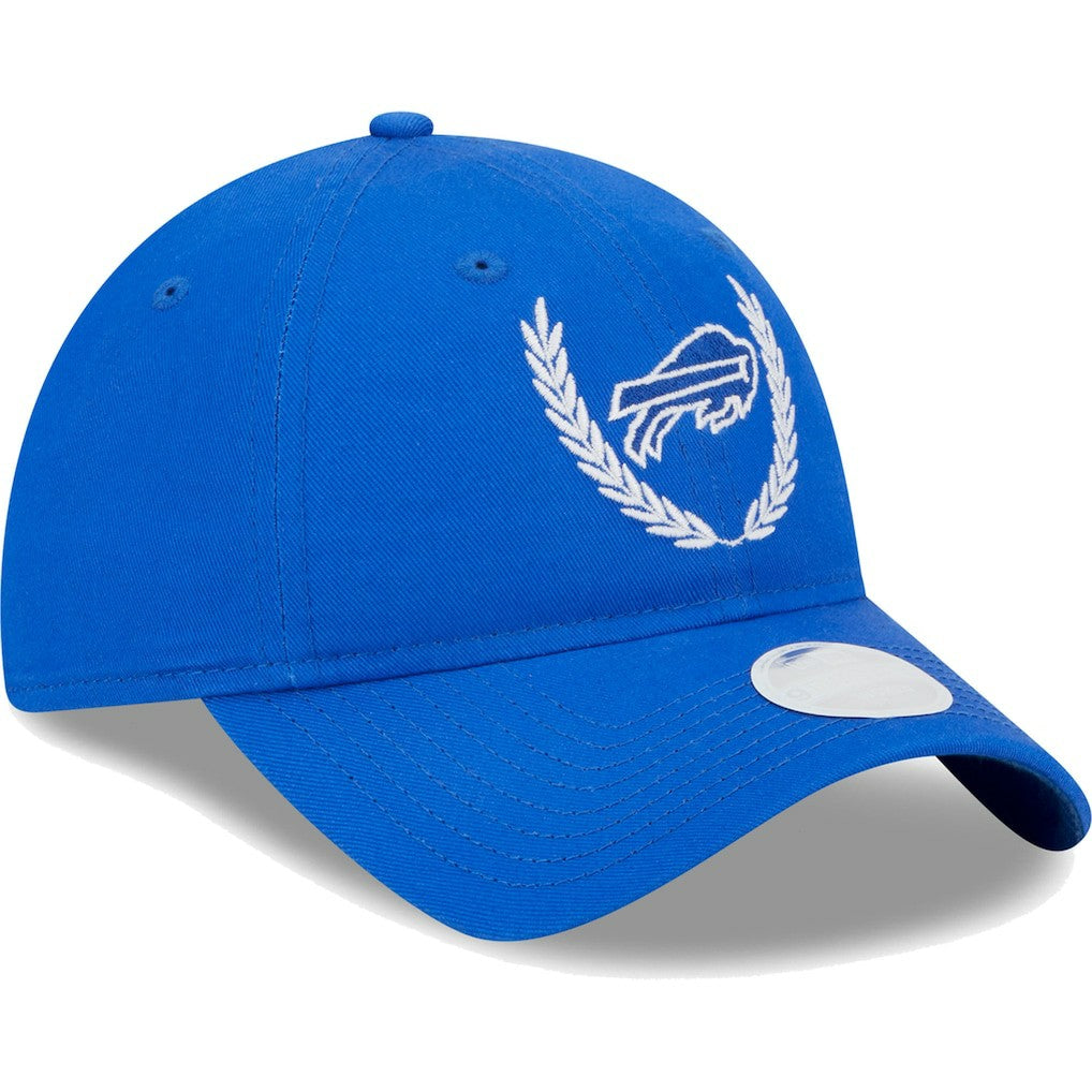 Buffalo Bills New Era Women's Leaves 9TWENTY Adjustable Hat - Royal - NFL