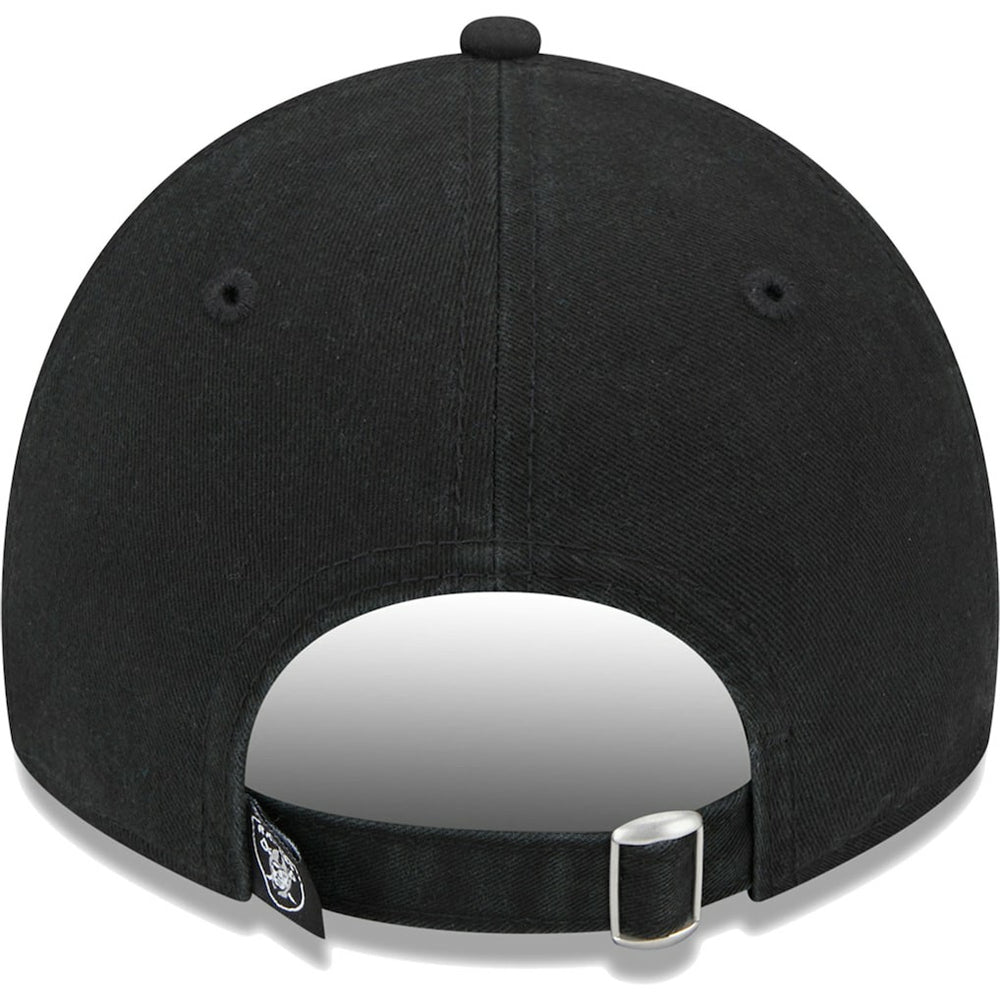 Las Vegas Raiders New Era Women's Leaves 9TWENTY Adjustable Hat - Black - NFL