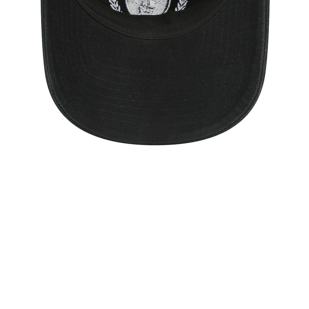 Las Vegas Raiders New Era Women's Leaves 9TWENTY Adjustable Hat - Black - NFL
