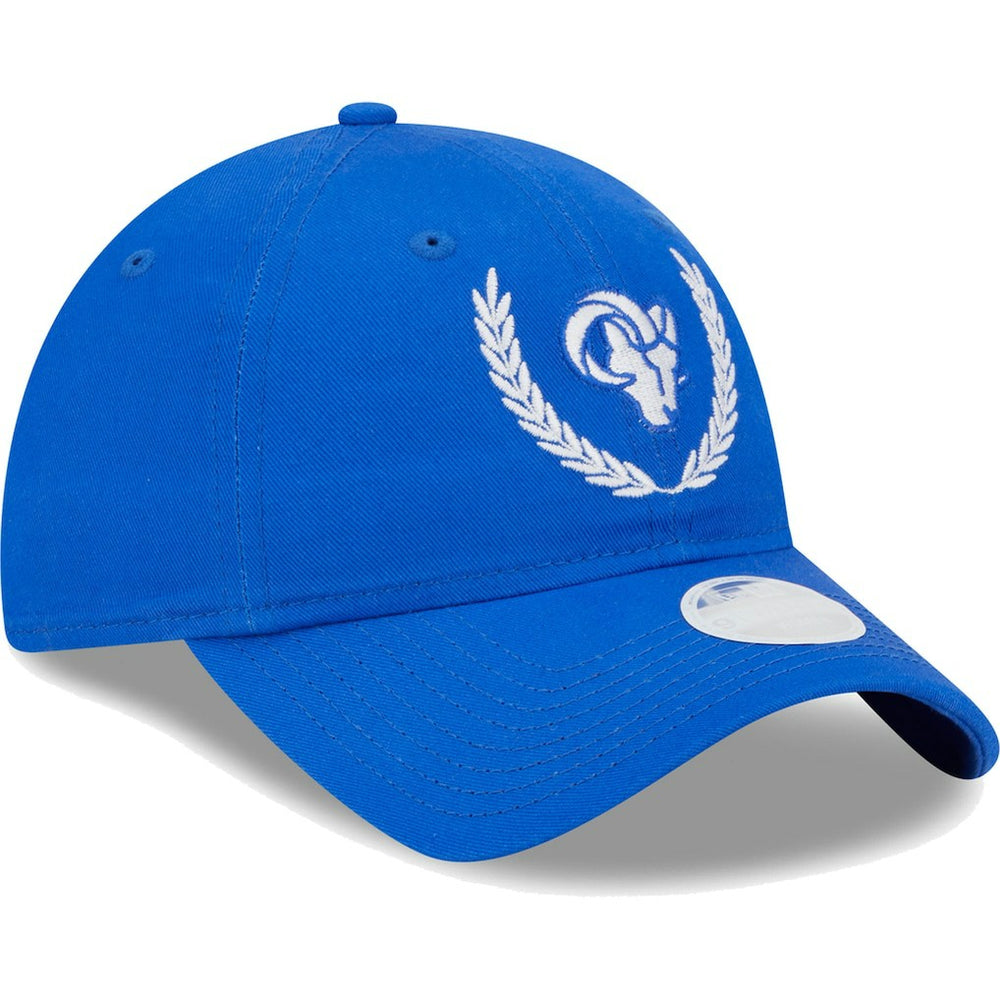 Los Angeles Rams New Era Women's Leaves 9TWENTY Adjustable Hat - Royal - NFL