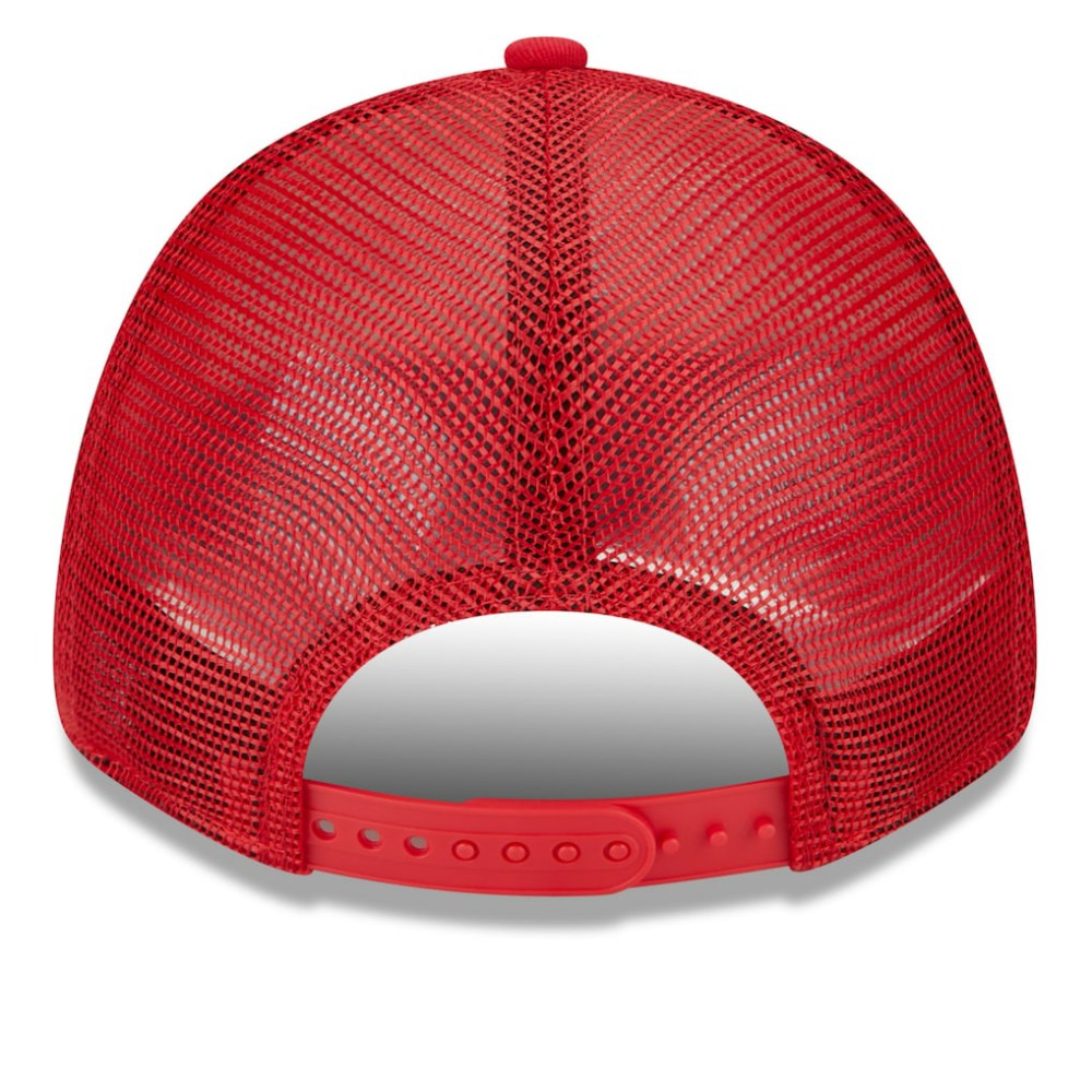 St. Louis Cardinals New Era Team Stripe Trucker 9FORTY Snapback Hat Sale