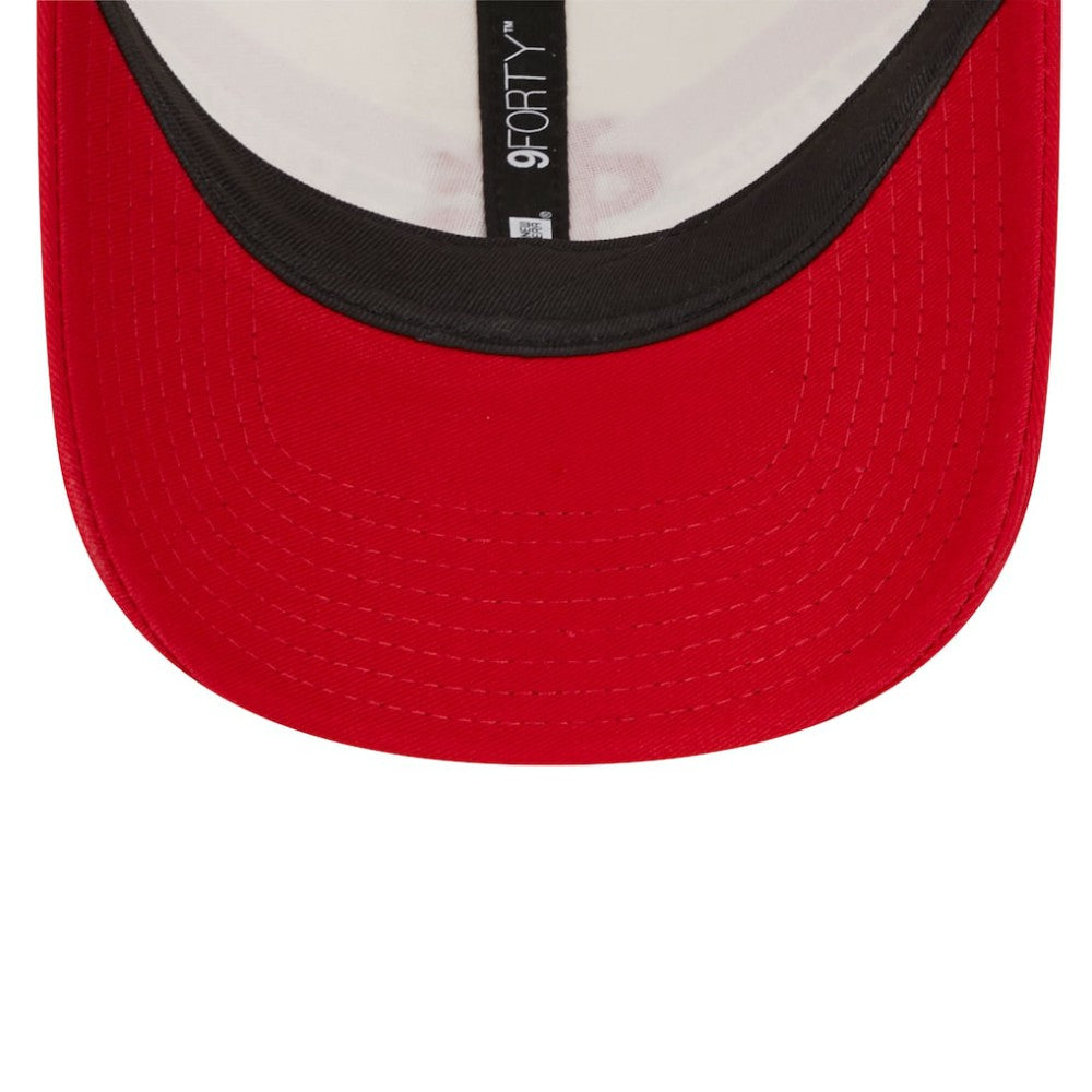 St. Louis Cardinals New Era Team Stripe Trucker 9FORTY Snapback Hat Sale