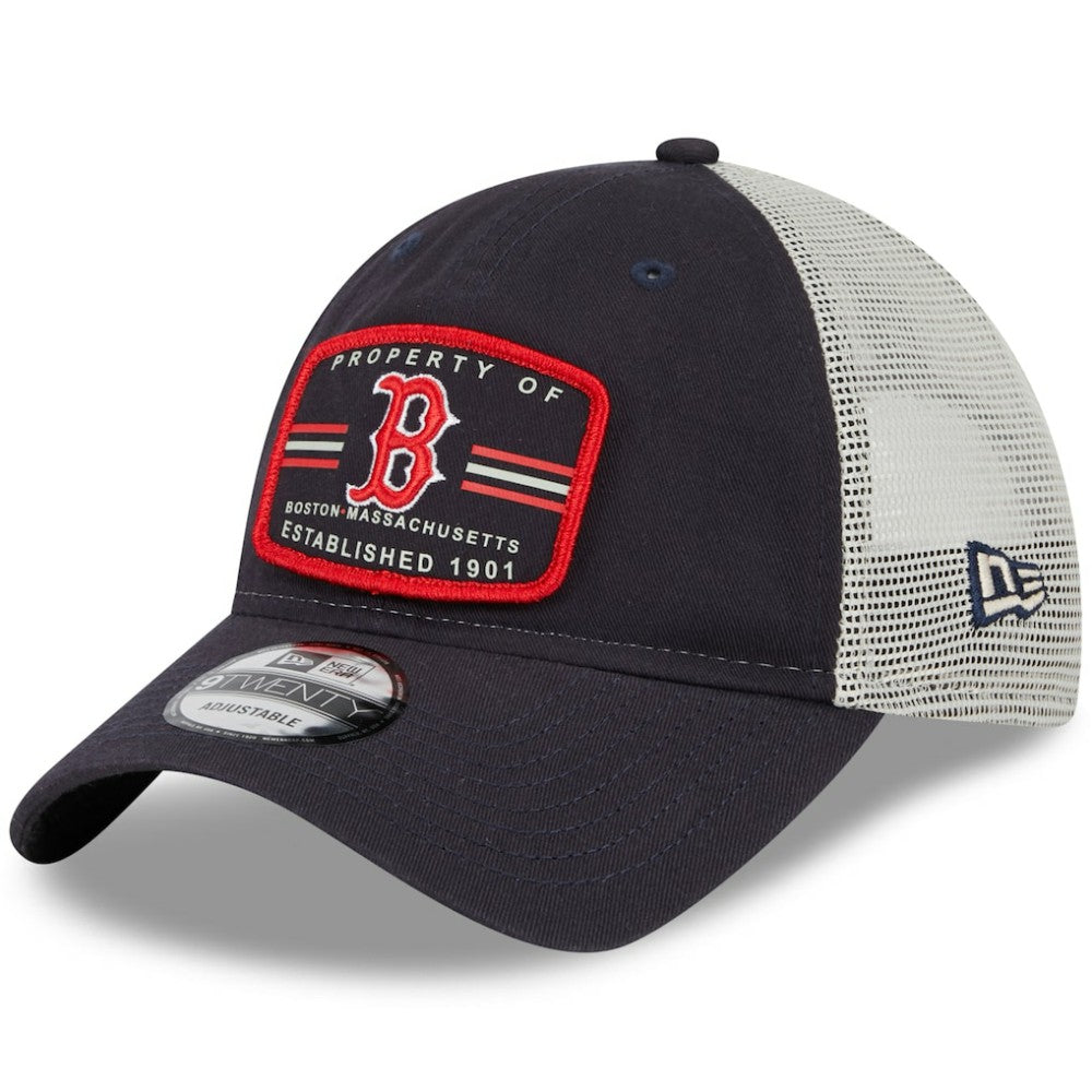 Boston Red Sox New Era Property Trucker 9TWENTY Snapback Hat Sale