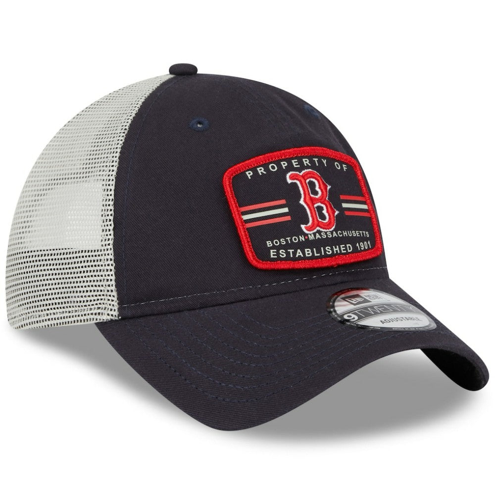 Boston Red Sox New Era Property Trucker 9TWENTY Snapback Hat Sale