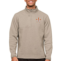 Houston Astros Antigua Course Quarter-Zip Pullover Top Discount