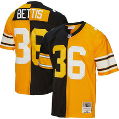 Jerome Bettis Pittsburgh Steelers 1996 Split Legacy Replica Jersey - Black/Gold - Mitchell & Ness