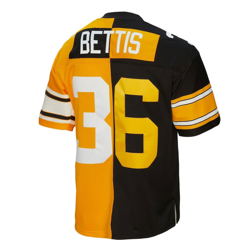 Jerome Bettis Pittsburgh Steelers 1996 Split Legacy Replica Jersey - Black/Gold - Mitchell & Ness